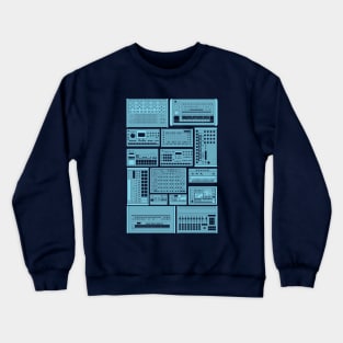 Drum Machine for Electronic Musician Crewneck Sweatshirt